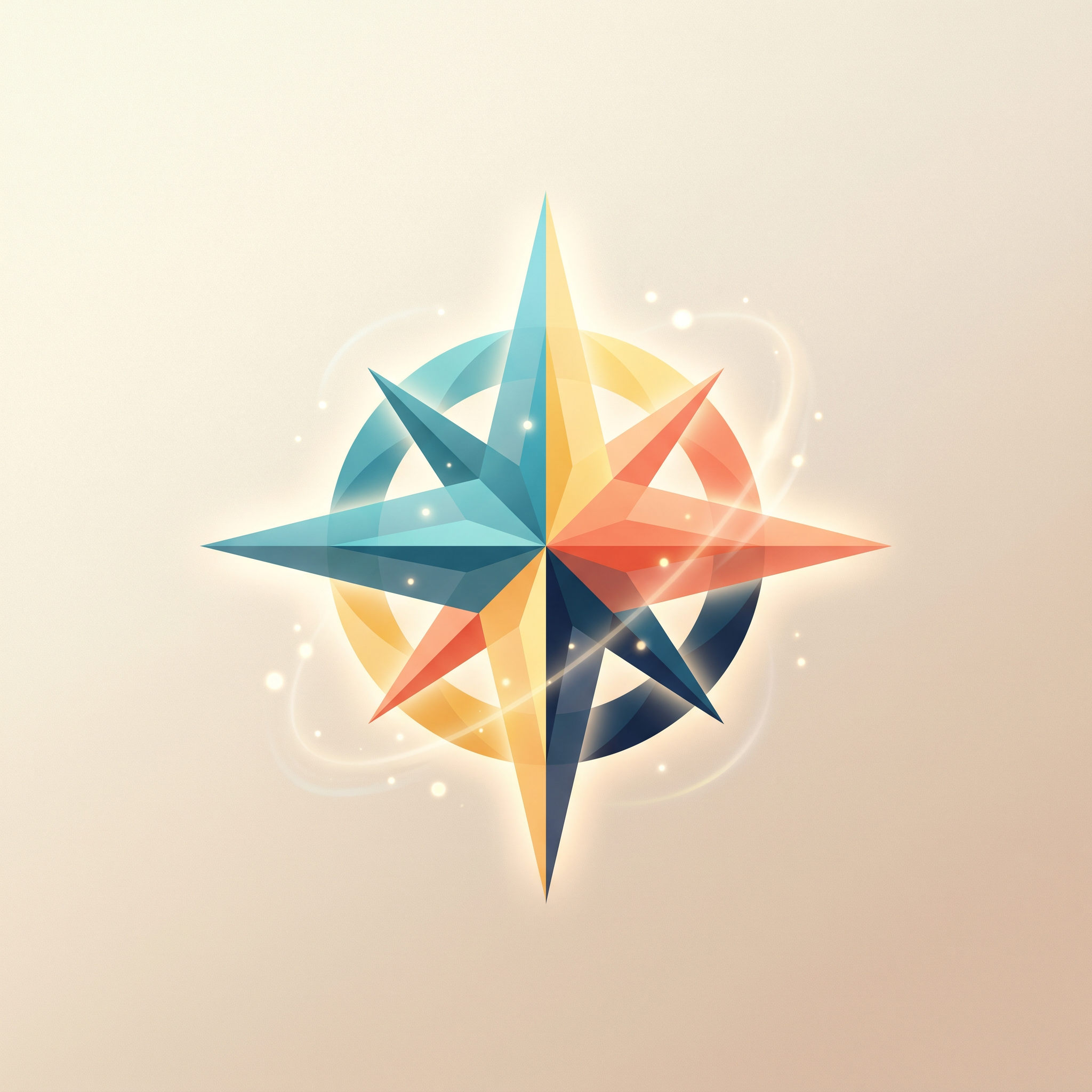 Métaphore visuelle de la boussole et de la reconversion professionnelle