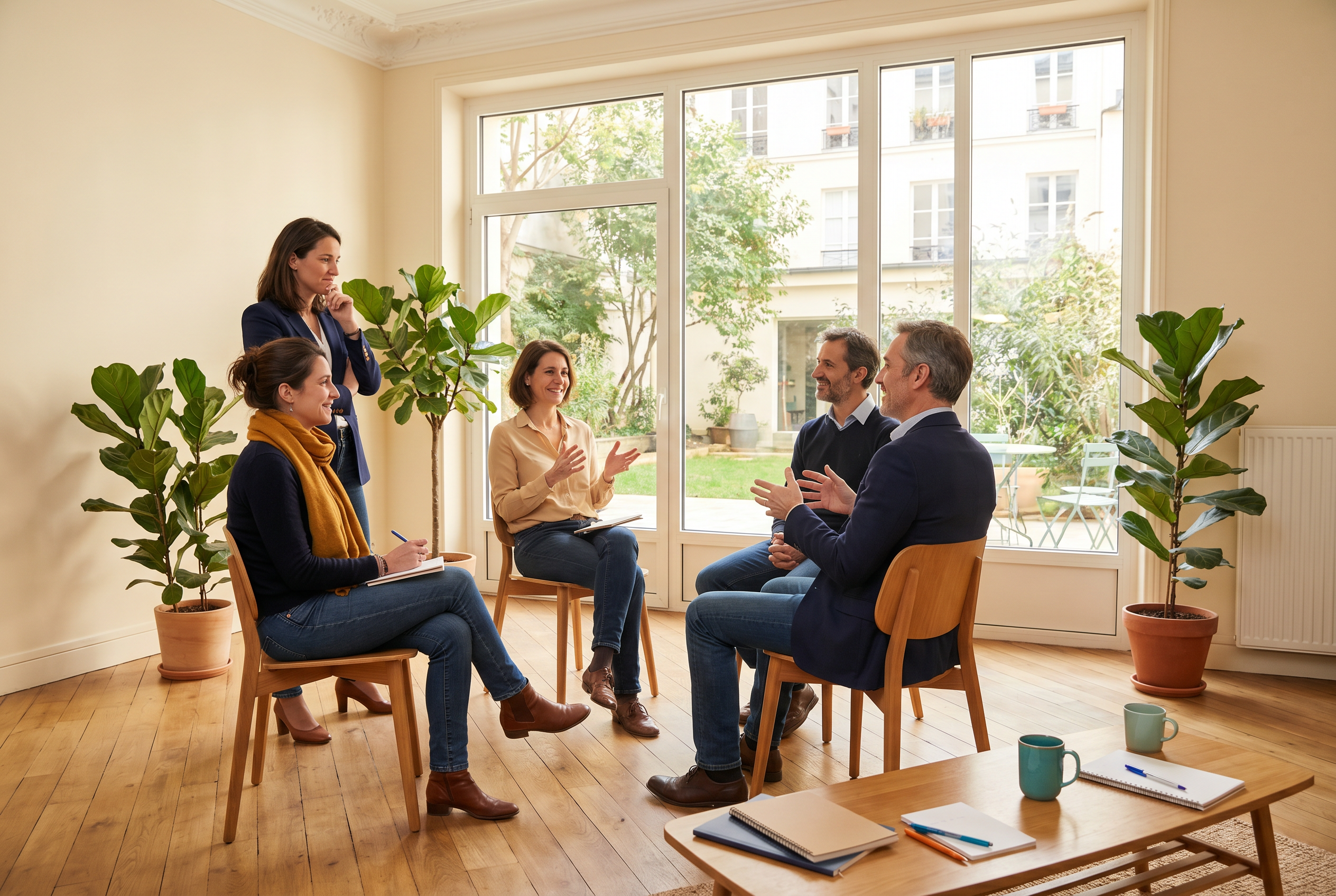 Atelier collectif de formation au management chez ChangeTonFutur